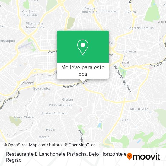 Restaurante E Lanchonete Pistacha mapa