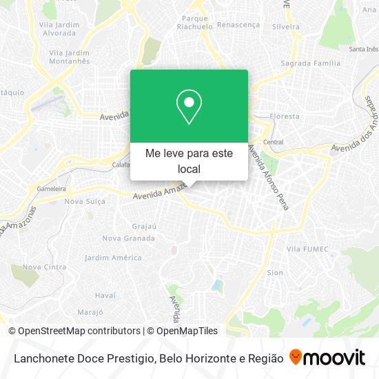 Lanchonete Doce Prestigio mapa