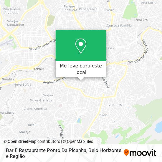 Bar E Restaurante Ponto Da Picanha mapa