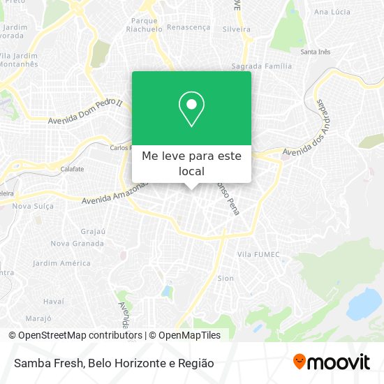 Samba Fresh mapa