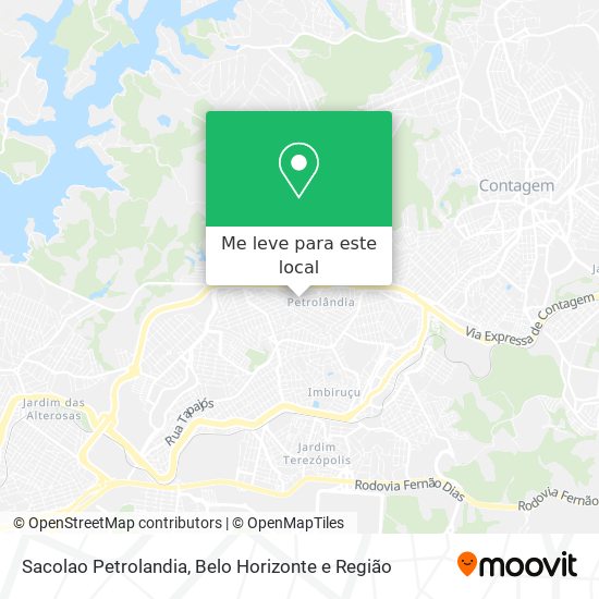 Sacolao Petrolandia mapa