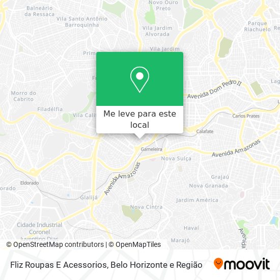 Fliz Roupas E Acessorios mapa