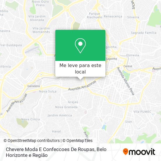 Chevere Moda E Confeccoes De Roupas mapa
