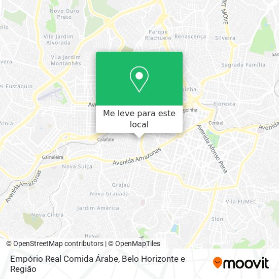 Empório Real Comida Árabe mapa