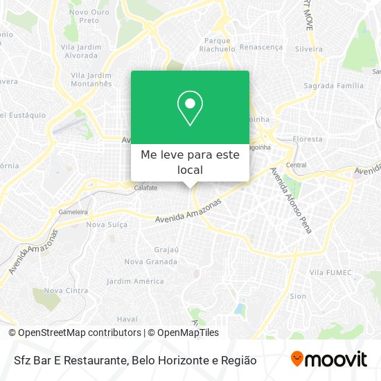 Sfz Bar E Restaurante mapa