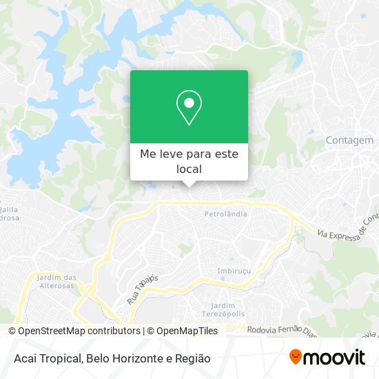 Acai Tropical mapa