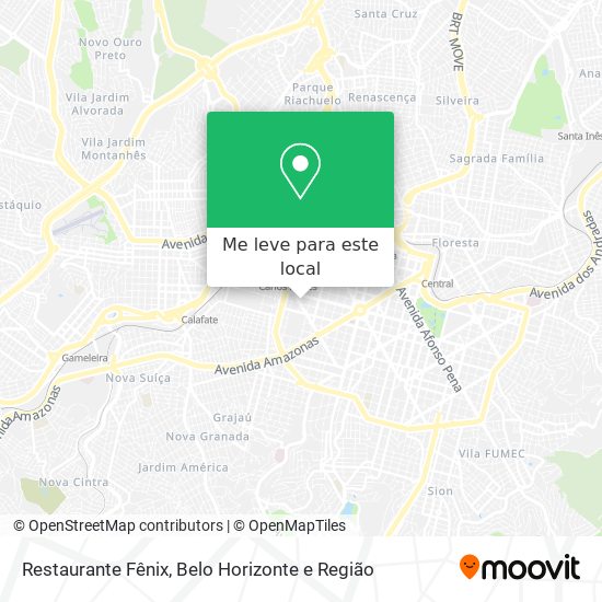Restaurante Fênix mapa