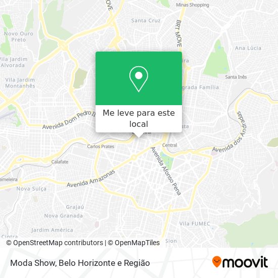 Moda Show mapa