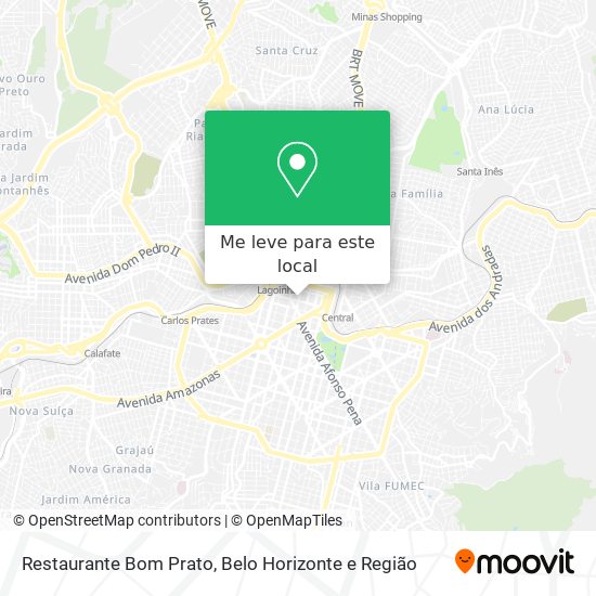 Restaurante Bom Prato mapa