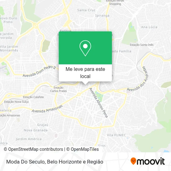 Moda Do Seculo mapa