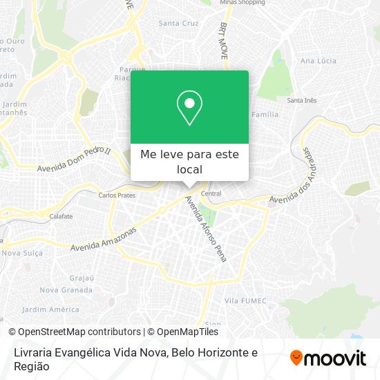 Livraria Evangélica Vida Nova mapa