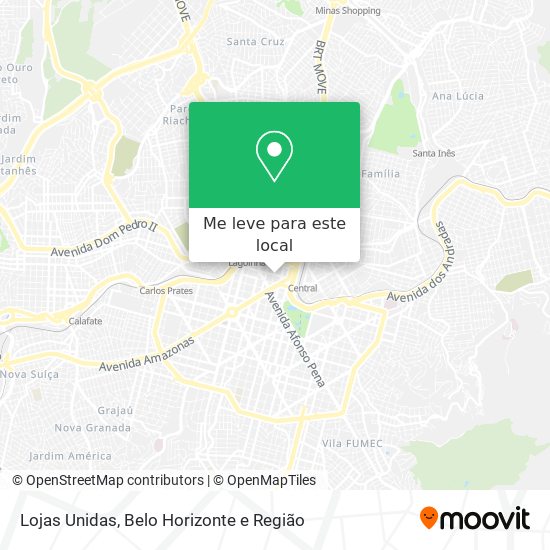 Lojas Unidas mapa
