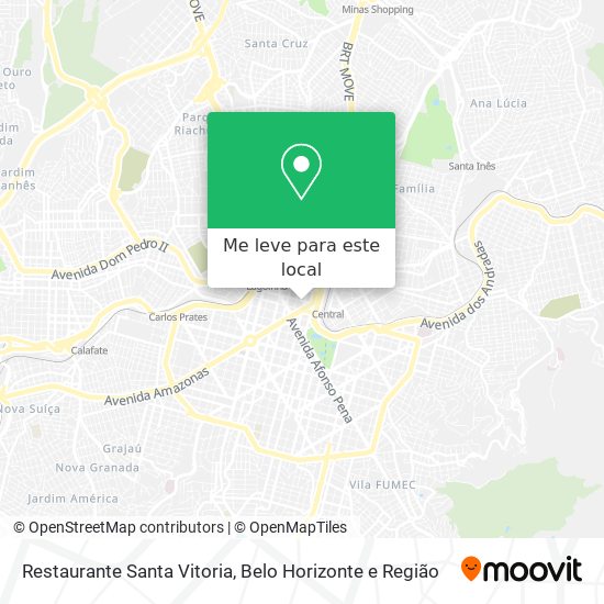Restaurante Santa Vitoria mapa