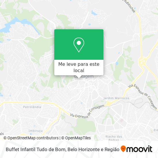 Buffet Infantil Tudo de Bom mapa