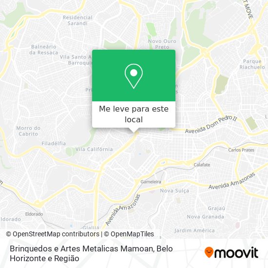Brinquedos e Artes Metalicas Mamoan mapa