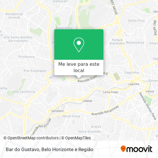 Bar do Gustavo mapa