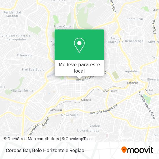 Coroas Bar mapa