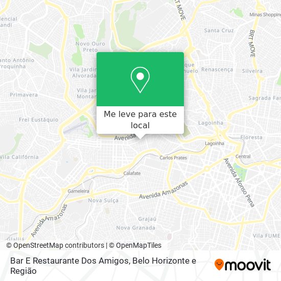 Bar E Restaurante Dos Amigos mapa