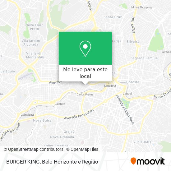 BURGER KING mapa