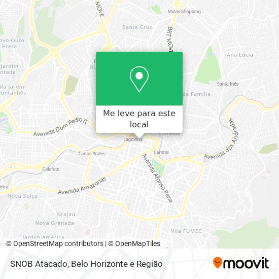 SNOB Atacado mapa