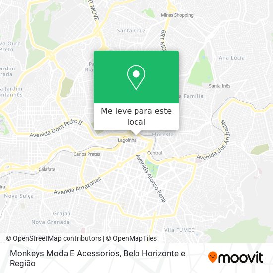 Monkeys Moda E Acessorios mapa