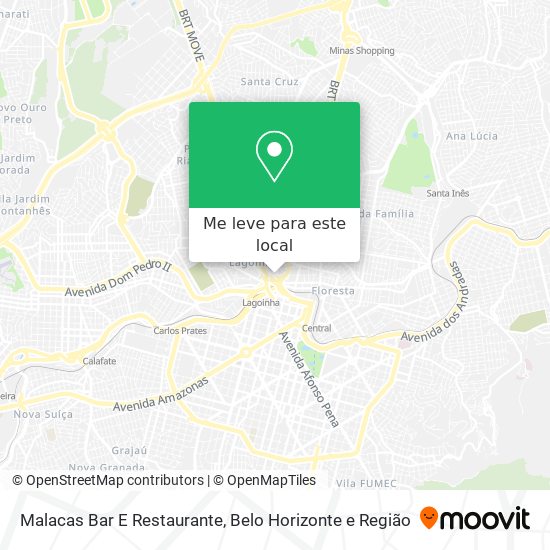 Malacas Bar E Restaurante mapa