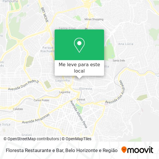 Floresta Restaurante e Bar mapa