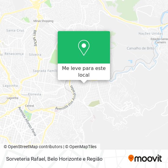 Sorveteria Rafael mapa
