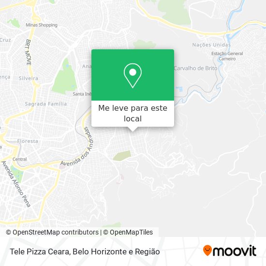 Tele Pizza Ceara mapa