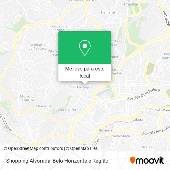 Shopping Alvorada mapa