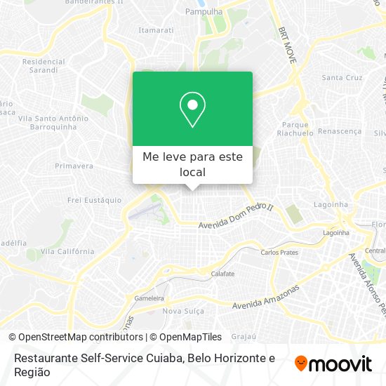 Restaurante Self-Service Cuiaba mapa