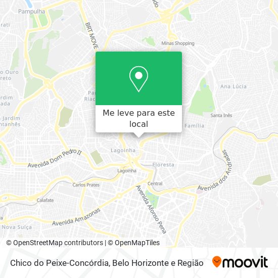 Chico do Peixe-Concórdia mapa