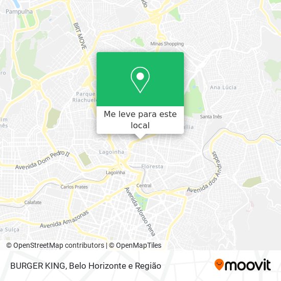 BURGER KING mapa