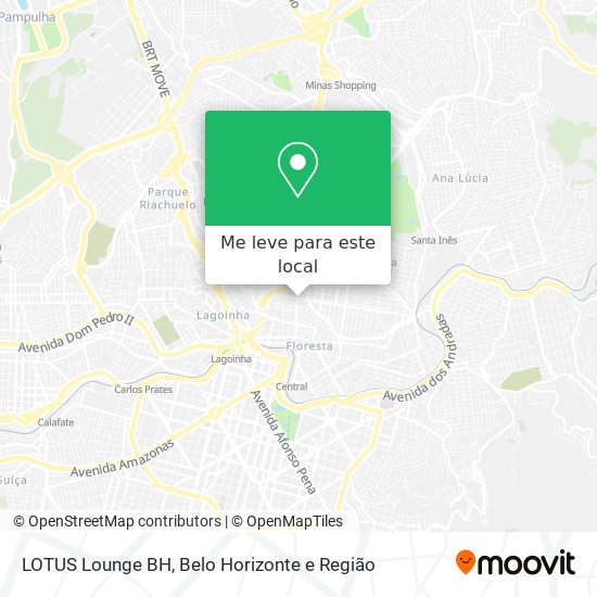 LOTUS Lounge BH mapa
