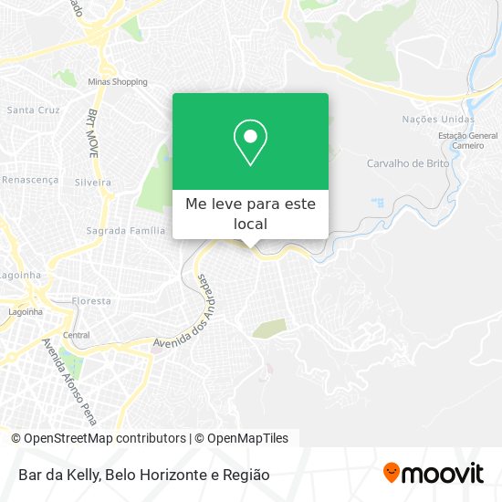 Bar da Kelly mapa