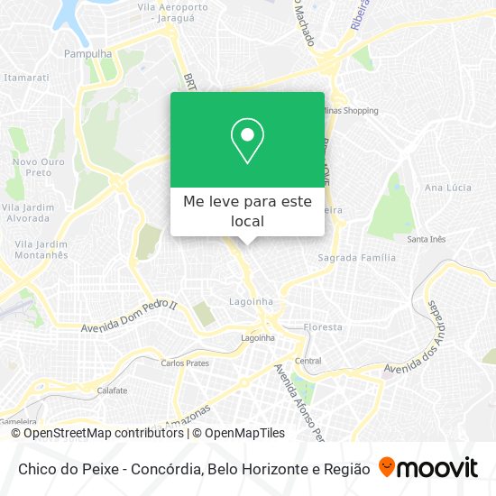 Chico do Peixe - Concórdia mapa