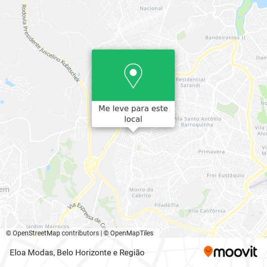 Eloa Modas mapa