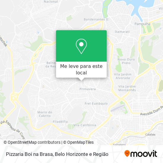 Pizzaria Boi na Brasa mapa