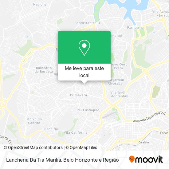 Lancheria Da Tia Marilia mapa