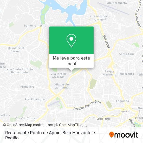 Restaurante Ponto de Apoio mapa