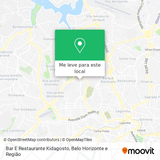 Bar E Restaurante Kidagosto mapa