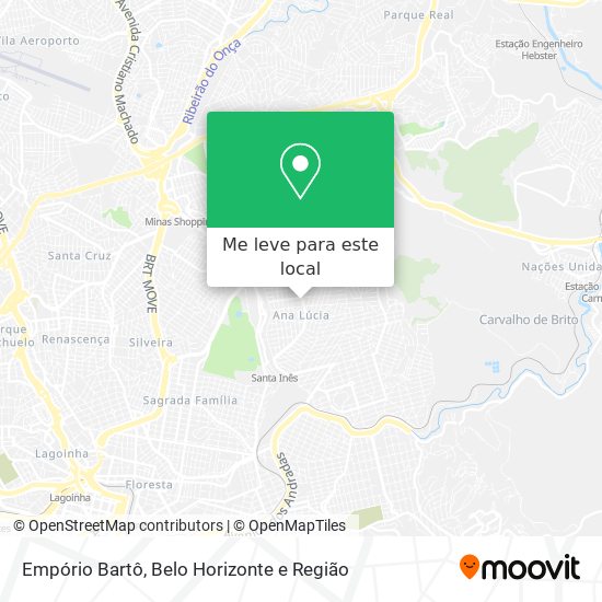 Empório Bartô mapa