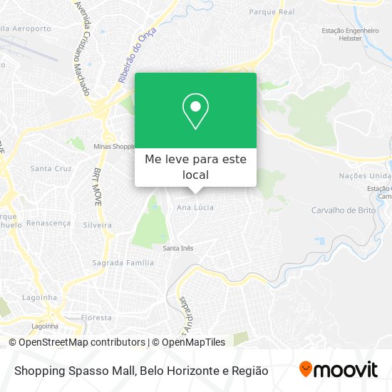 Shopping Spasso Mall mapa