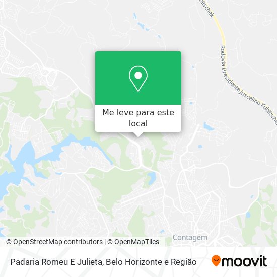 Padaria Romeu E Julieta mapa