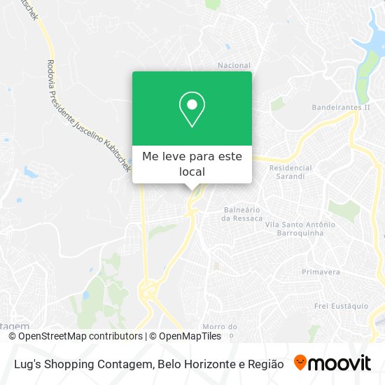 Lug's Shopping Contagem mapa