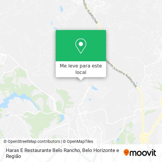Haras E Restaurante Belo Rancho mapa