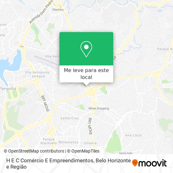 H E C Comércio E Empreendimentos mapa
