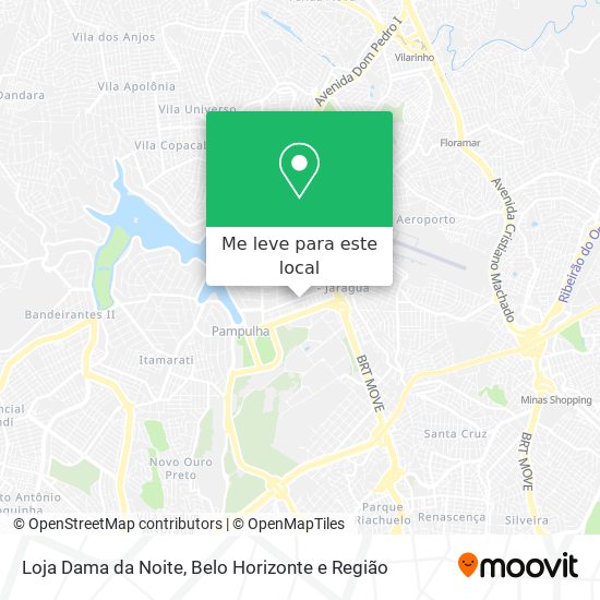Loja Dama da Noite mapa