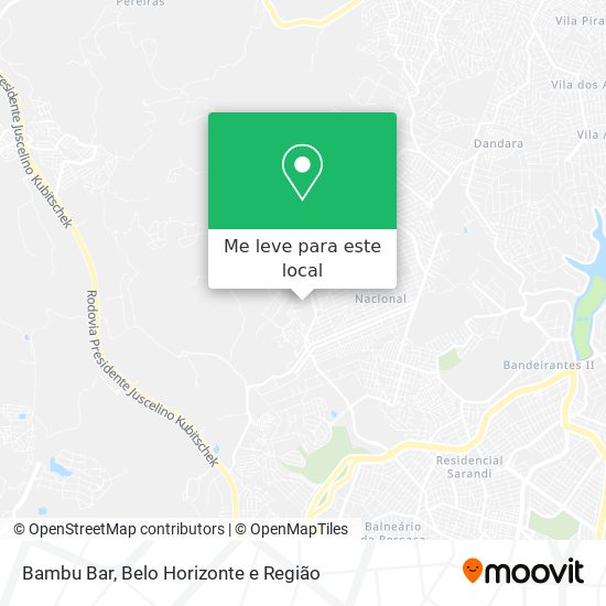 Bambu Bar mapa