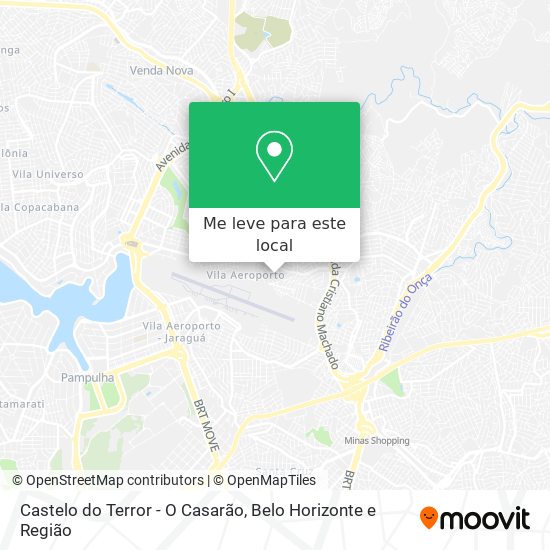 Castelo do Terror - O Casarão mapa